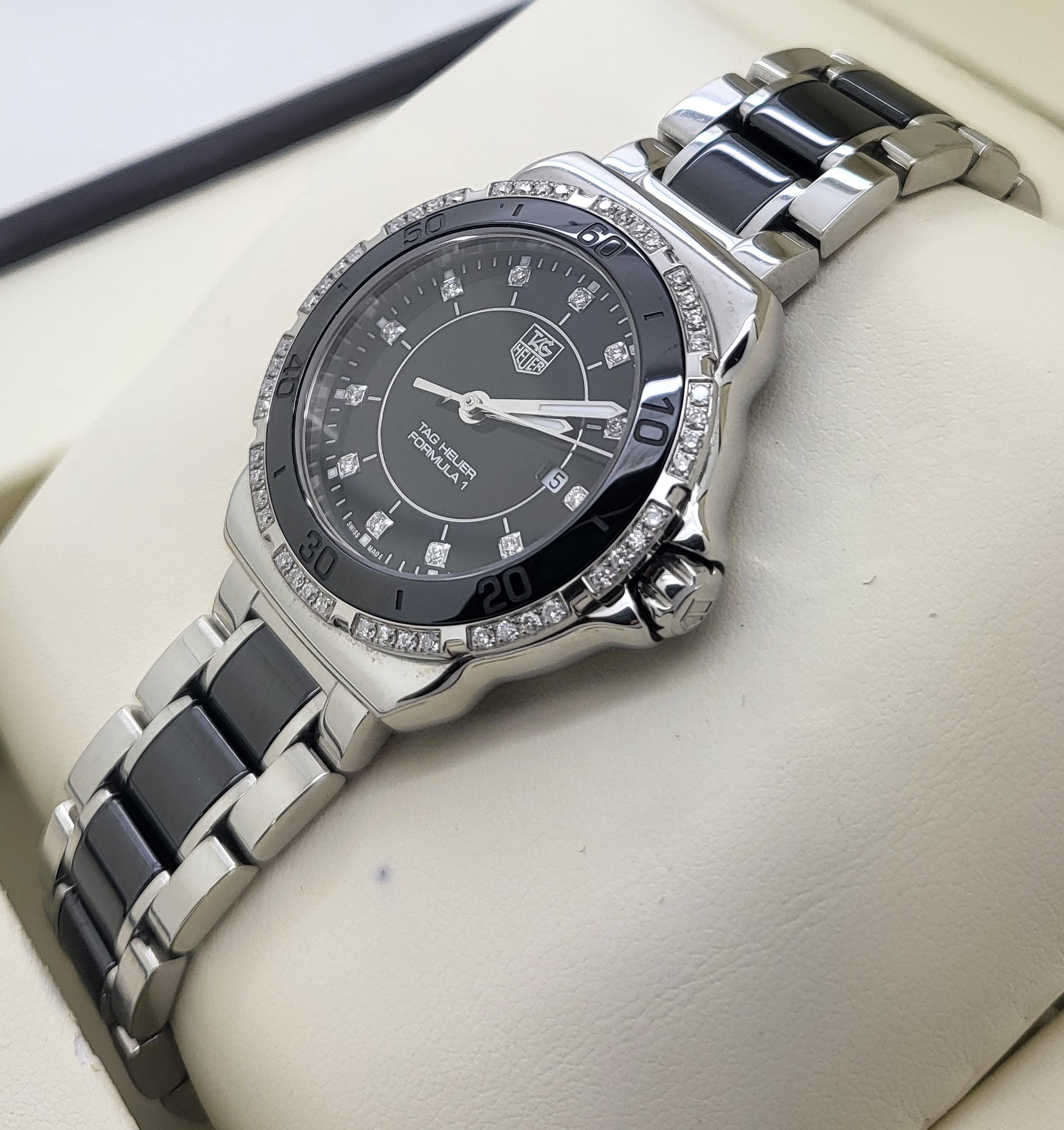 Tag heuer formula 1 diamond bezel deals